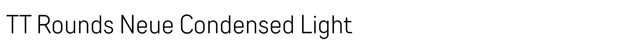 TT Rounds Neue Condensed Light image